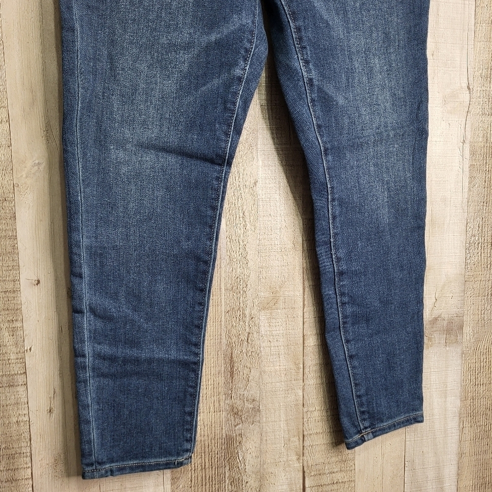 Denver Hayes High Rise Skinny Crop Blue Women's Jeans. Size 10 - Picture 3 of 12